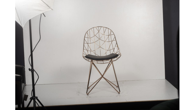 Chair painted coateed Bonbon